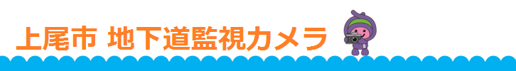 上尾市地下道監視カメラ